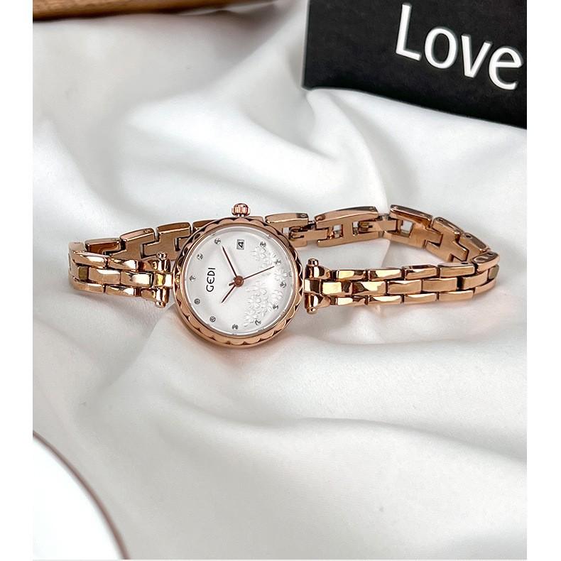 Niche High-End Sense Alloy Watch, Student Party, Exquisite Chinese Style Quartz Watch, Women'S Waterproof Bracelet Watch