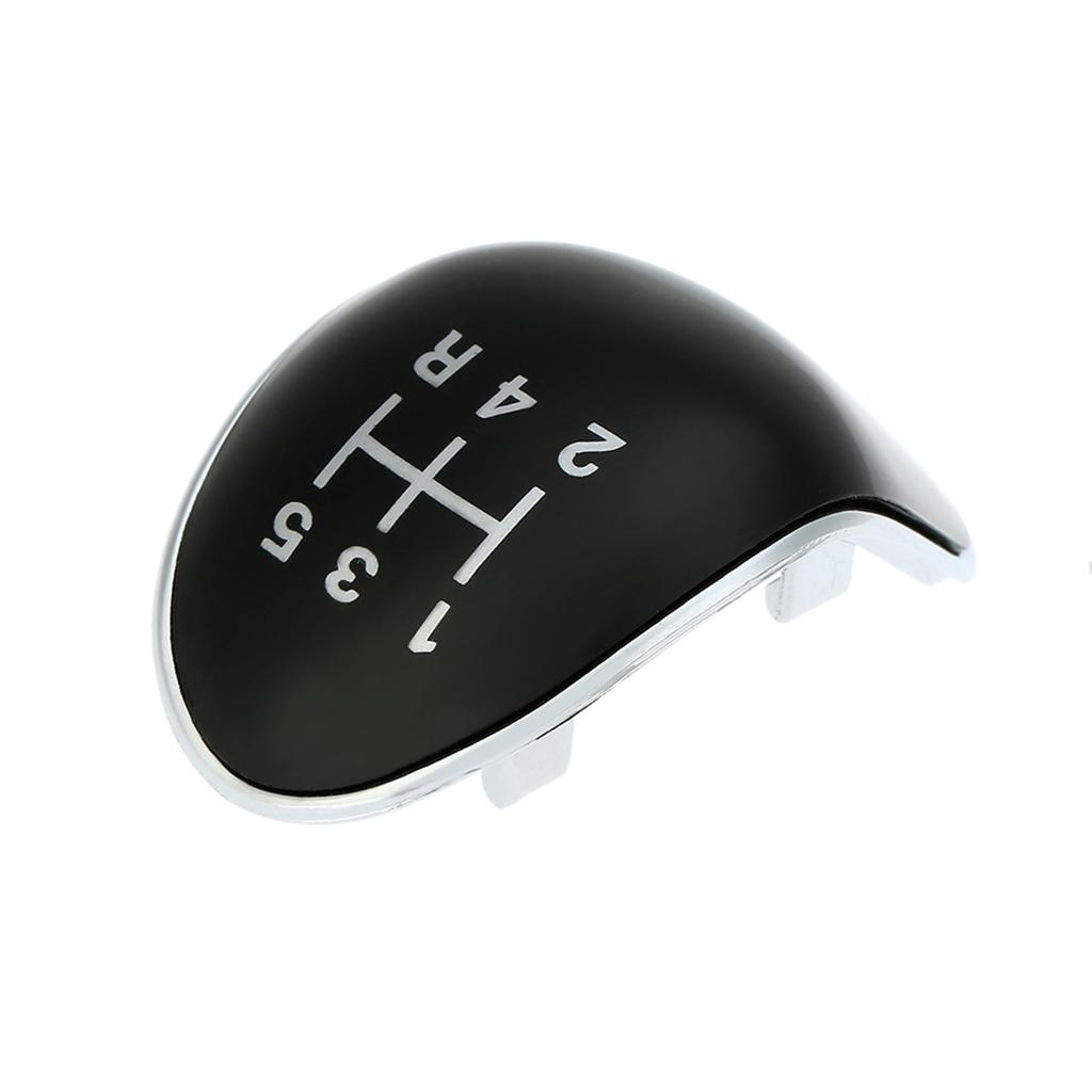 5 Speed Gear Knob Badge Emblem Cap Knob Cover Insert Replacement for Ford Fiesta Focus