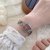 Silver Openwork Square Bracelet Women's Watch Minimalist Design Ladies Watches high quality Ladies Small Wristwatch montre femme