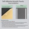 12Pieces Acoustics Foam Wall Tiles Soundproof Foam Panel Polyester Wall Panels for Quiet Study Spaces and Libraries
