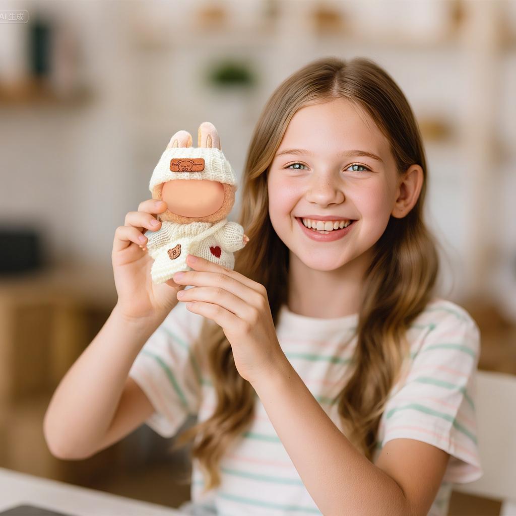 Doll Costume Set 17cm Doll Accessories Love Top Hat Bag No Doll