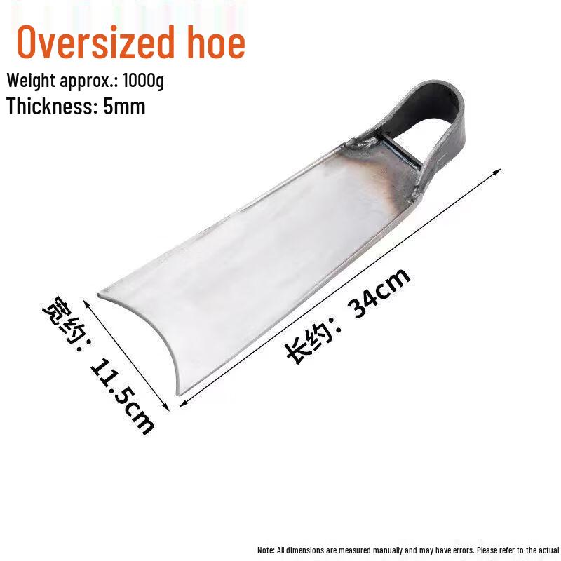 Forged Manganese Steel Agricultural Hoe CN plug (adapter included)