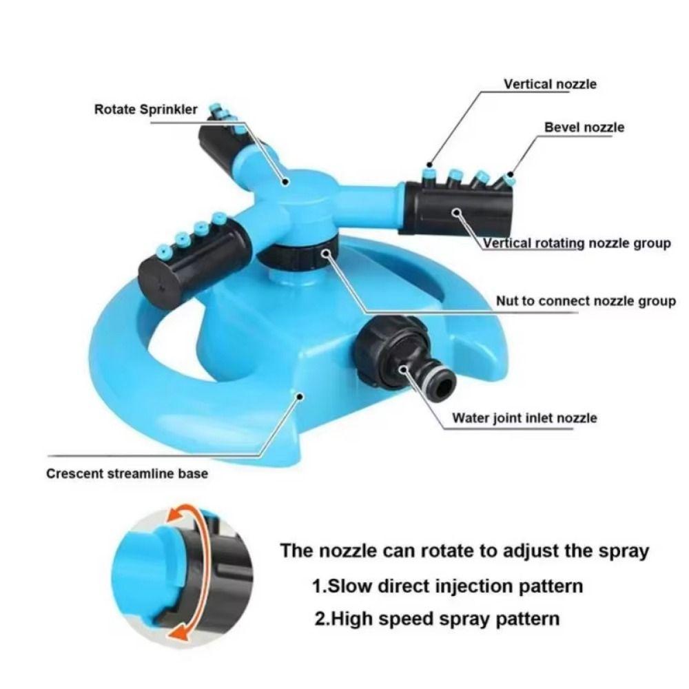 360 Degree Rotating Automatic Lawn Sprinkler Water-Saving Irrigation Water Sprayer  Plants