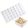 Mini-Silikonformen in runder Kugelform, Kuchendekorationswerkzeuge, Schokoladenform, Eiswürfelform, Herstellung von Gelee-Mousse-Dessertform
