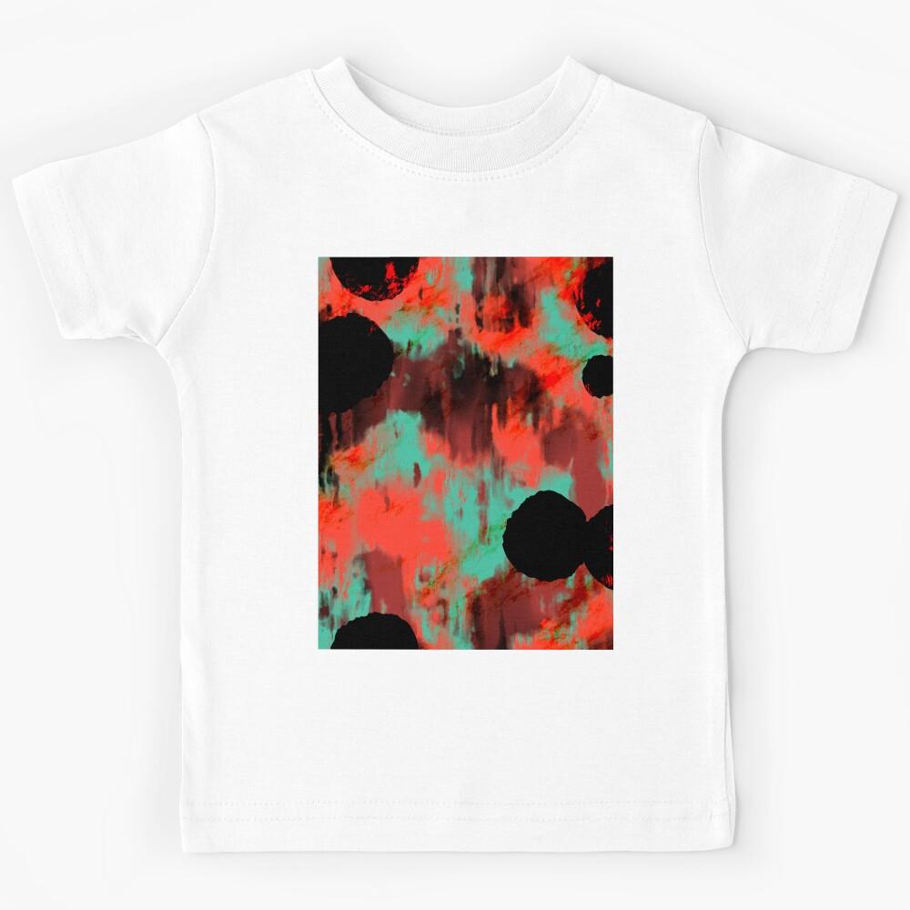 Grunge Polka Dots Pattern Kids T-Shirt 160