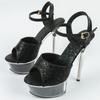 Women's Shoes Spring Clear Heels Sexy Sandals Slipper Girls Shoe for Party Club 14cm Heel 4cm Platform LFD-B3619