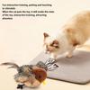 Usb Rechargeable Cat Toy Flapping Bird Cat Toy Interactive Plush Toy Remote Control USB Flapping Wings Cat Toy Chirping Cat Toy