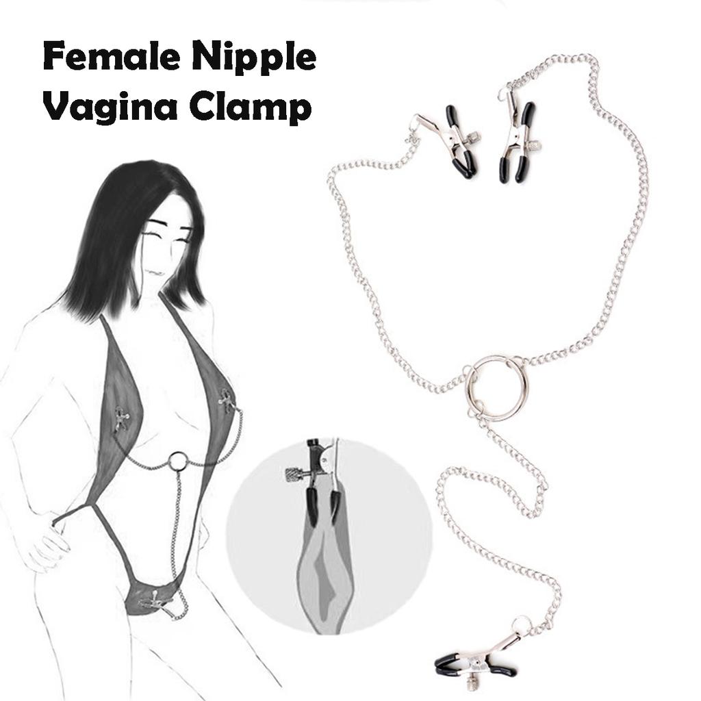 Sex Toy Female Nipple Vagina Stimulator Clamp Sexy Adult SM Slave Sex Games Toys Bra Vaginal Clips Women Consolador Sextoys