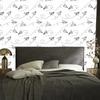 Paper airplanes with hearts wallpaper for living room and bedroom 50x1000
