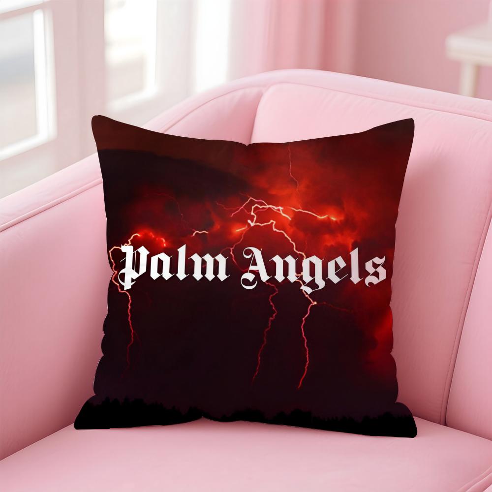 Trendy Fashion Brand PPalm AAngels Cushion Cover Pillowcase Short Plush Invisible zipper Room Sofa Cushion Cover 30X30cm