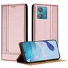 For Motorola Edge 40 Neo 5G Case L-Shaped Grid Pattern Leather Stand Phone Cover with Card Slots