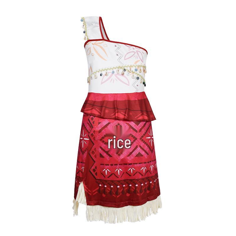 Moana 2 Inspired Maui Dress for Girls - Perfect for Halloween or Performances