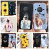 Für Honor Magic6 Lite Hülle Honor X9b Hübsche Mädchen Sonnenblumen Hülle Weiche Silikon Handyhülle Für Honor Magic6 Lite HonorX9b Bumper
