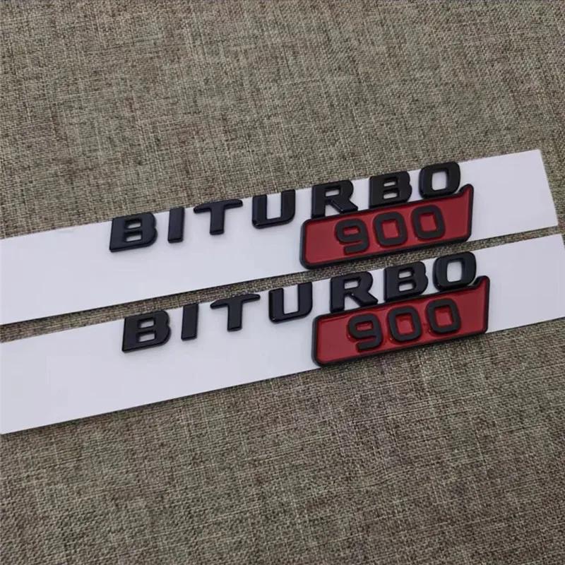 Car BITURBO 700 800 900 Side Fender Trunk Body Badge Emblem Decals Sticker for Mercedes-Benz Brabus G Class G700 G800 G900 W463