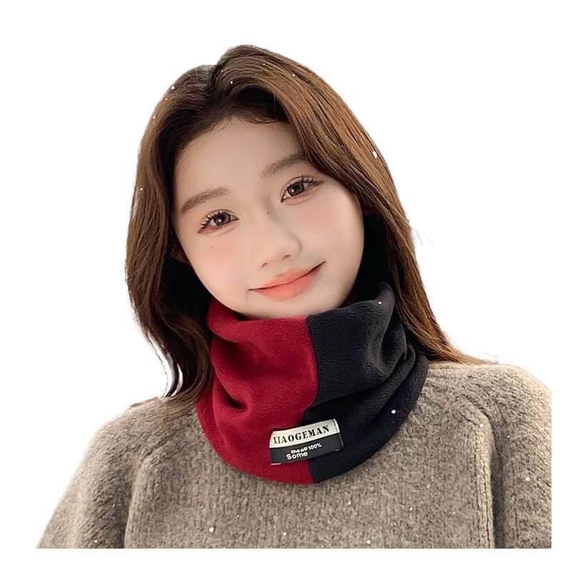 2025 Autumn/Winter Olylon Fleece-Lined Neck Gaiter: Thick, Windproof, and Coldproof Headgear for Men and Women