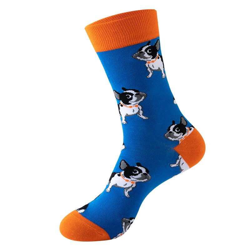 

Трендовые носки средней длины для трансграничной торговли: Животный узор Дизайн собаки и кошки для мужчин и женщин