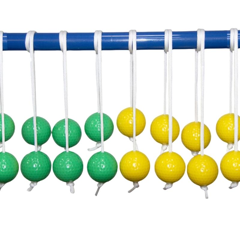 8 Stück Outdoor Rasen Hof Golf Wurfball Ersatzleitern Wurfspiel Ball Harter Golf Trainingsball für Hinterhofspiel