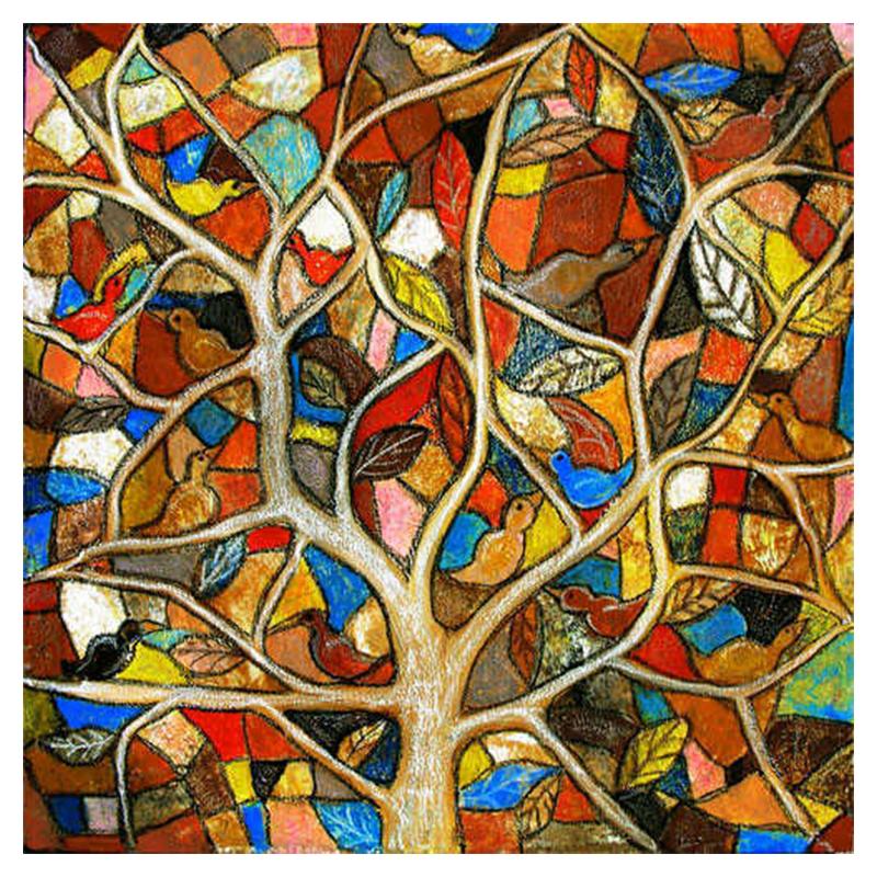 Full Round Drill Diamond Embroidery Sale Tree Mosaic Art Picture 5D DIY Diamond Painting Landscape Kit Home Decoration Gift