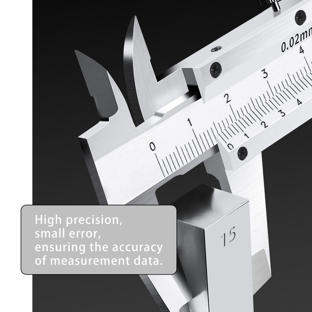 Stainless Small Size Caliper 0-100mm Vernier Caliper Portable Micrometer High Accuracy Measuring Tool for Jewelry Coins