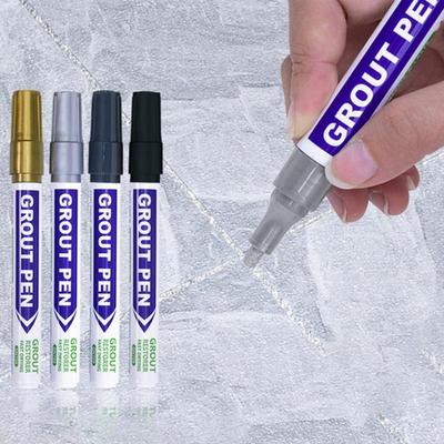 Tile Grout Reviver Pen Quick Dry Water Resistant Grout Marker Pen Tile Paint Pen For Bathroom Tiles Kitchen Floor Repair