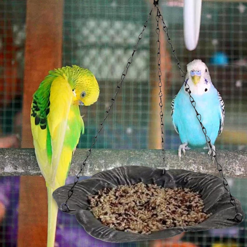 Hängen Vogel Feeder Lebensmittel Container Bad Floral Decor Robust Garten Dekoration Eisen für