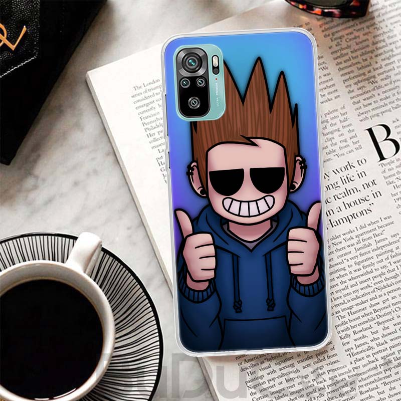 Cartoon E-Eddsworld Cover For Xiaomi Redmi Note 14 13 12S 12 11 Pro Plus Phone Case 11S 10S 10 11E 11T 14Pro 13Pro Print Coque N