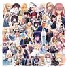 50Pcs Anime Cartoon Stickers DIY Skateboard Laptop Motorcycle Phone Car Waterproof Sticker Decal