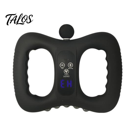 Adjustable Intensity Vibration Ring Fascia Massager with 5 Speeds & Heat, Portable Wireless Belt Electric Muscle Recovery Tool for Abdominal
