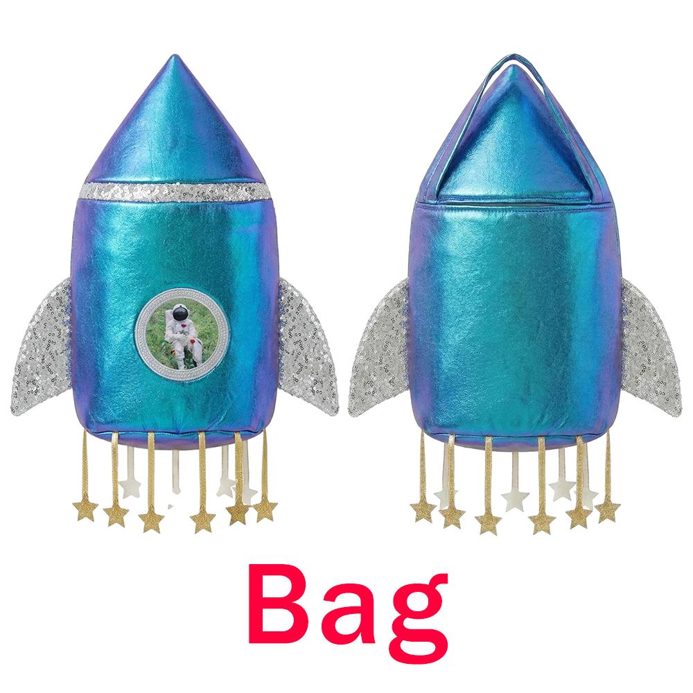 Regenbogen Weltraum Roboter Kostüm Cosplay Outfit Für Halloween Weltraum-Themenparty 3D Astronauten Kleid Helm Und Jetpack Geburtstagsgeschenke