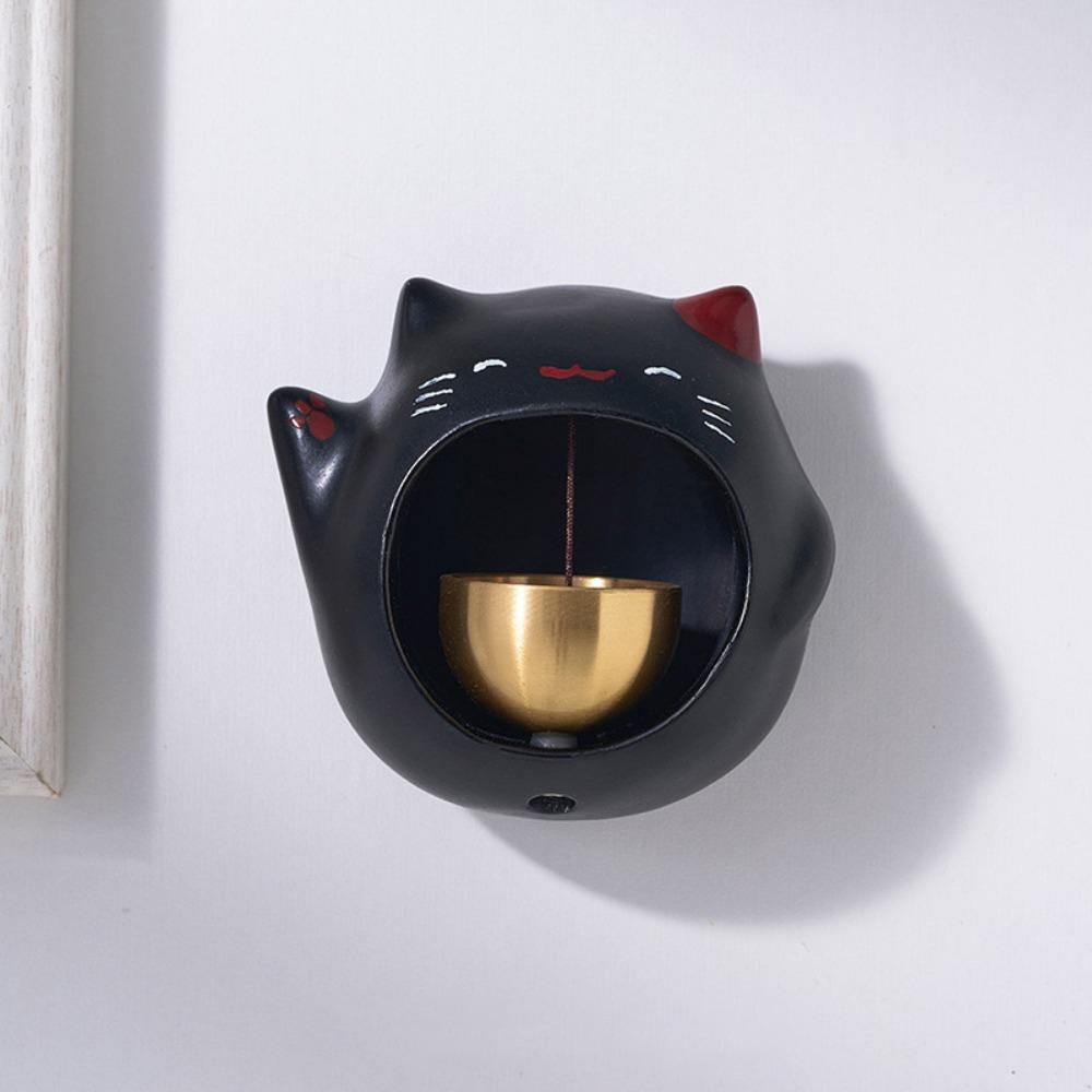 Lucky Cat Door Bell Magnetic Door Chime Ornaments Creative Wind Chime  for Door Wall