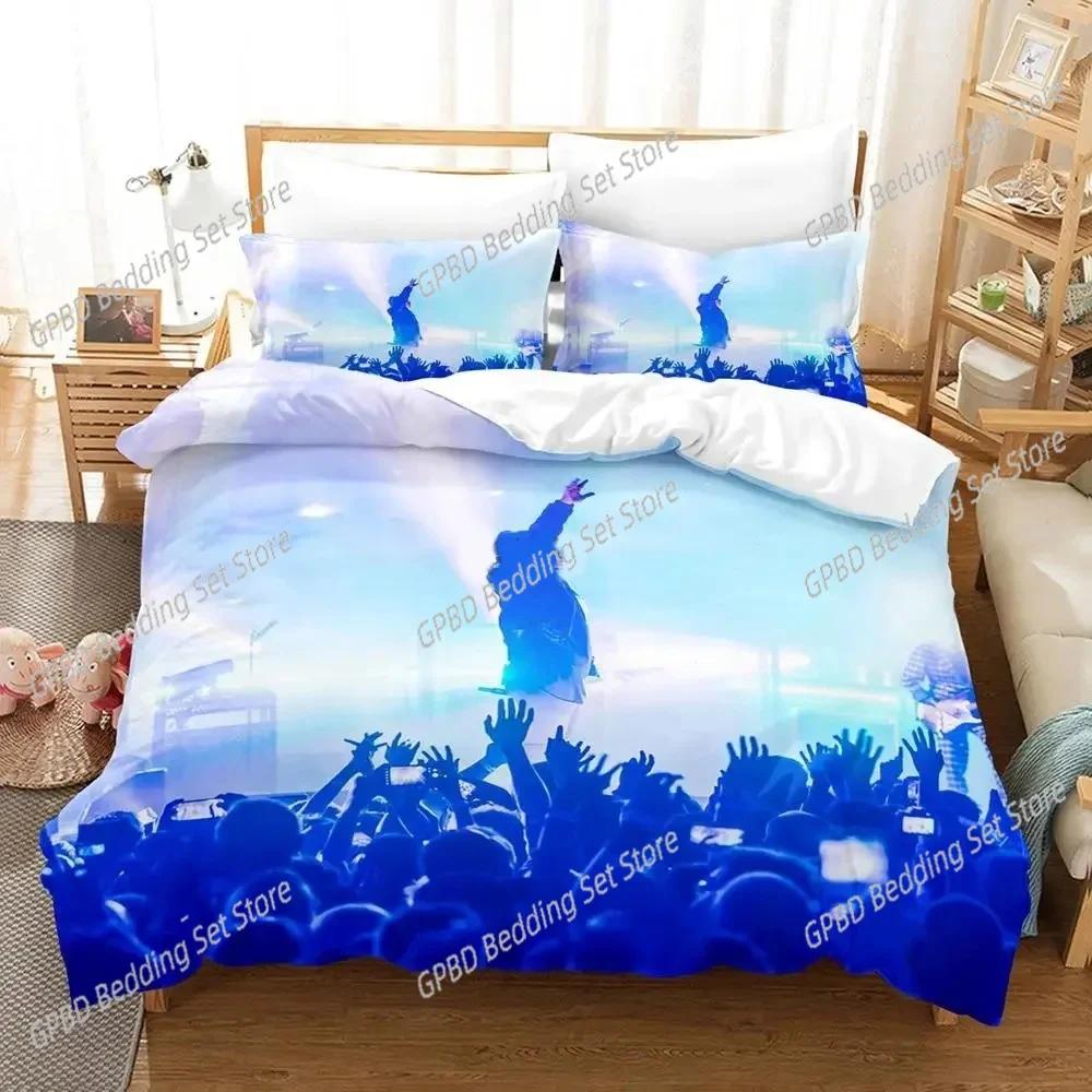 3D Print Indochine Rock Bedding Set For Bedroom Soft Modern Bedspreads Comefortable Kids Duvet Cover Quilt Cover And Pillowcase