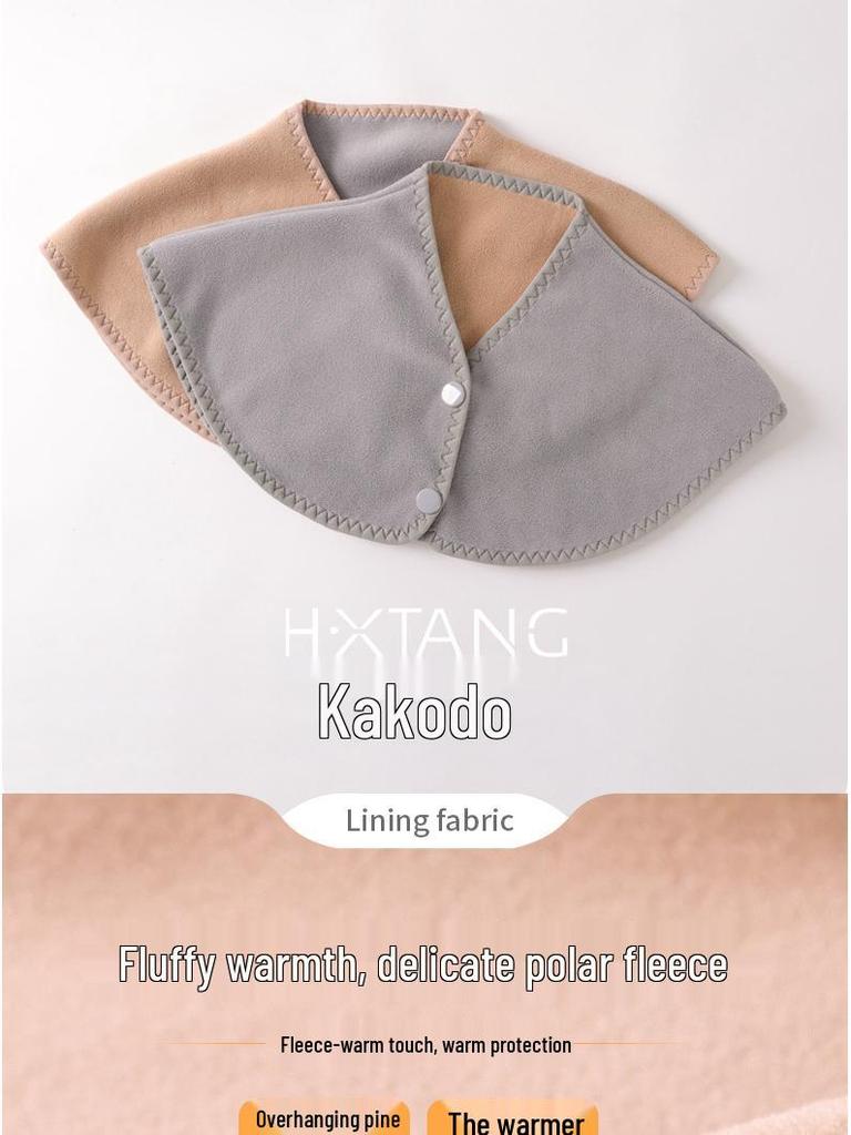 Warm Velvet Neck and Shoulder Wrap for Elderly – Cold-Proof Scarf for Men & Women