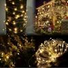 Outdoor Multi-color Solar String Lights - Copper Wire Fairy Lights for Garden and Festivals