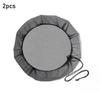 2/4pcs  Heavy-Duty Polyester Mesh rain barrel covers with Drawstring Closure  for Outdoor, Compatible with Standard Rain Barrels