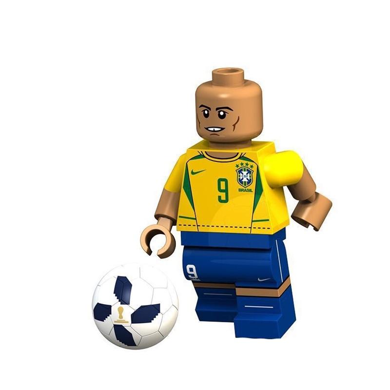 Xp013-020 Cross-border World Cup Compatible Lego Soccer Boy Building Blocks Abs Plastic Material