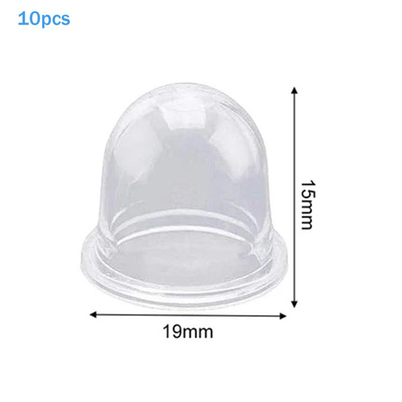 

10pcs Primer Bulb for Grass Cutter 19mm 22mm Replacement for 2 Stroke 4 Stroke Fuel Pump Transparent Maintenance Part