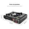 ZISIZ Outdoor Portable Gas Stove with Grill Pan