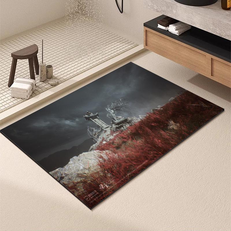Washable Wear-resistant Diatom Mud Floor Mats Bathroom Anti-slip Mats