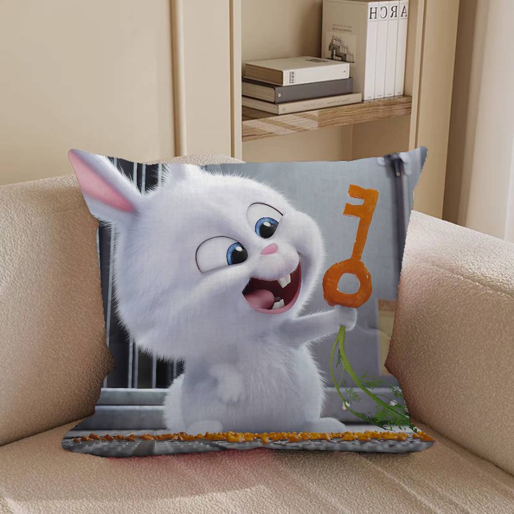 The S-Secret Life Of Pets Pillowcase Toon Gift Cushion Cover Bedroom Home Sofa Chair Seat Decor Pillow Case