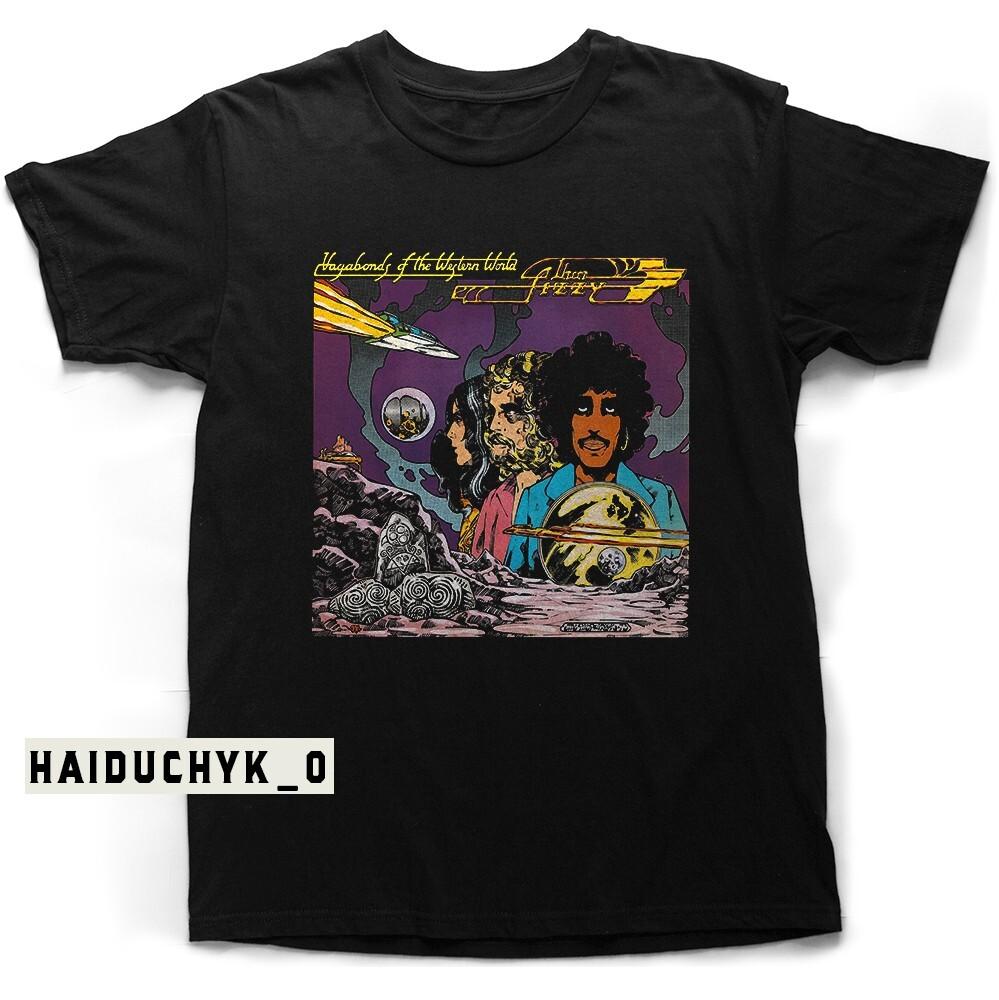 Thin Lizzy Vagabonds of the Western World Унисекс Черная Футболка Размер S-5XL Унисекс Футболка S