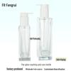 Large Capacity Glass Lotion Bottle, 150/250ml, with Press Pump for Essence or Wash