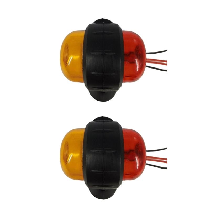 

Truck Trailer Side Marker Indicators Light Car Signal Brake Rear Warning Light жовтий/червоний