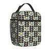 Bolsa de Almuerzo Térmica Reutilizable Impermeable Oxford Abstracta Multi Stem de Orla Kiely Bolsas Tote Bento para Mujeres Trabajo Picnic