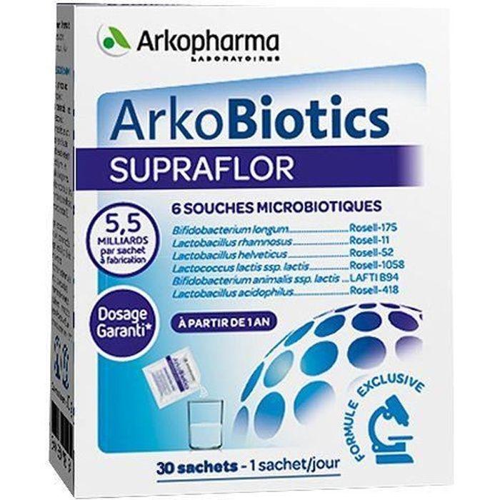 Arkopharma Arkobiotics Supraflor Пробиотики 30 гелей