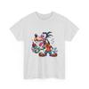 Cartoon Mischief Dog T-Shirt Dripping Paint Retro Street Art Graphic Tee