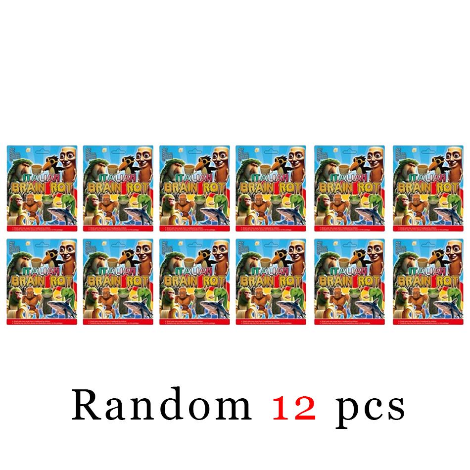 Italian Brainrot AI Animals Tung Tung Tung Sahur Figure Tralalelo Tralala Figurine Doll Toy Desk Decoration Model Ornament Gift