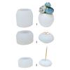 Handy Silicone Mold Set for Candle Holders Incenses Container and Flower Pots