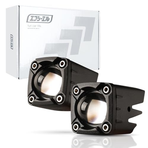 

fcl. Motorcycle Fog Lights LED 2-Color Switching White Yellow Constant Lighting Auxiliary Light Car Exterior Light Small Headlight Work Light Hig