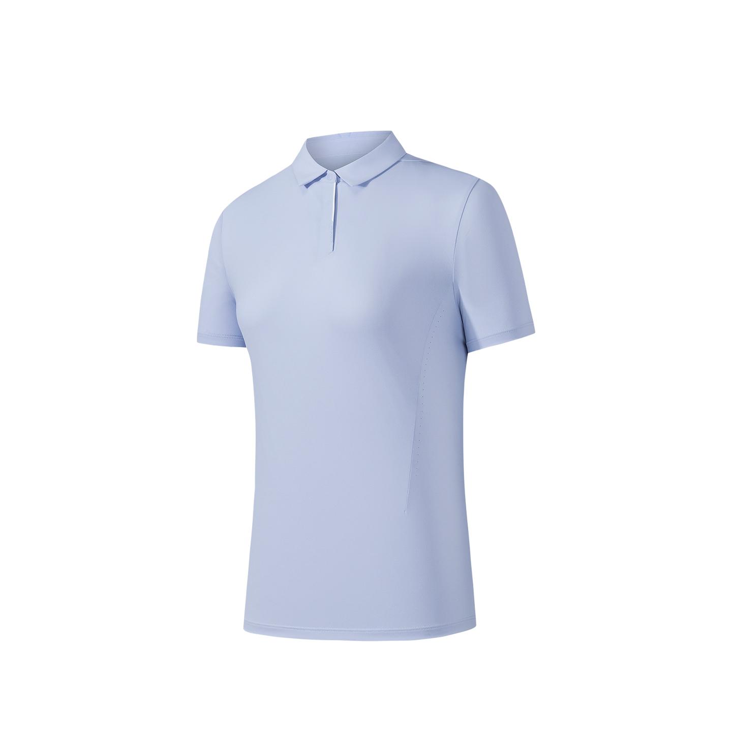 Anta Champion Glory Ice Skin Cool Womens Short Sleeve Polo Shirt Summer 2026 Women tops Smoke-Purple 162620107-5 S