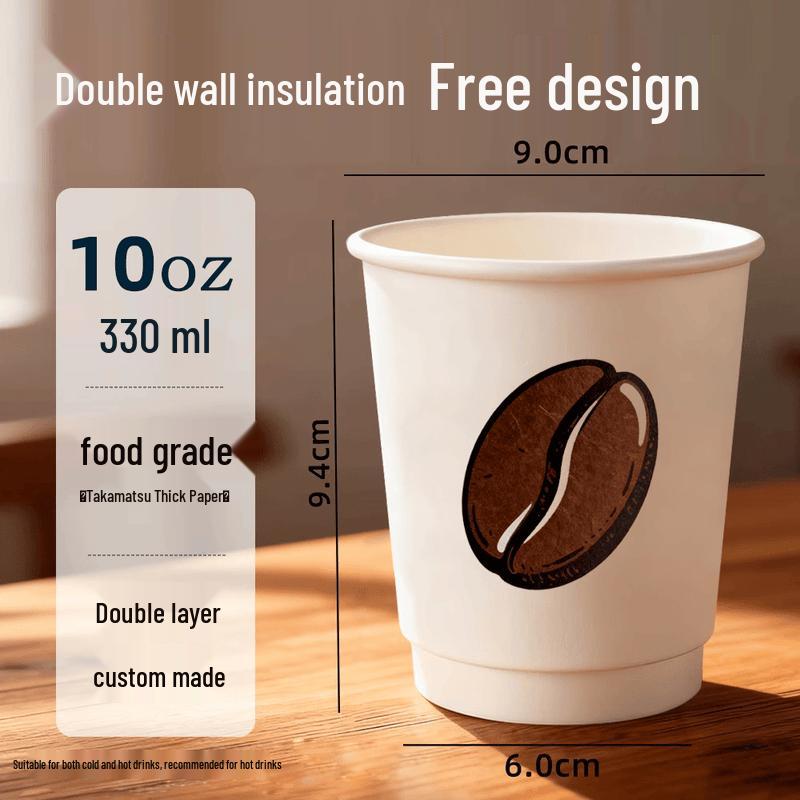 Qiwei Food-Grade Disposable Hot Drink Paper Cups
